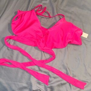 NWT Aerie wrap bikini top